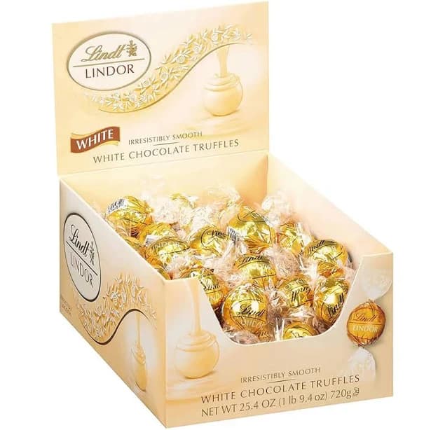 60ct Lindt Truffles White Chocolateount