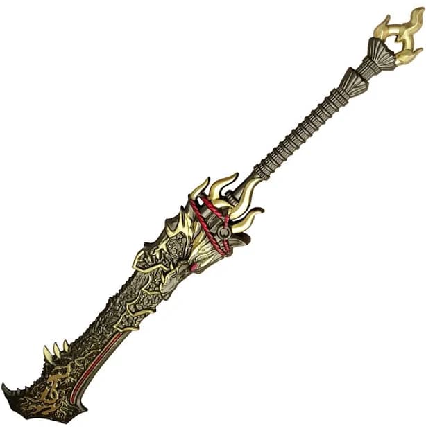 Fantasy video game LARP Cosplay Greatsword, PU Blade with Solid Core, 39” Sword