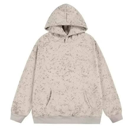 Men's Tie Dye Oversized Crewneck Hoodie