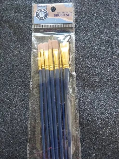 Art Skills Watercolor 7 Piece Brush Set