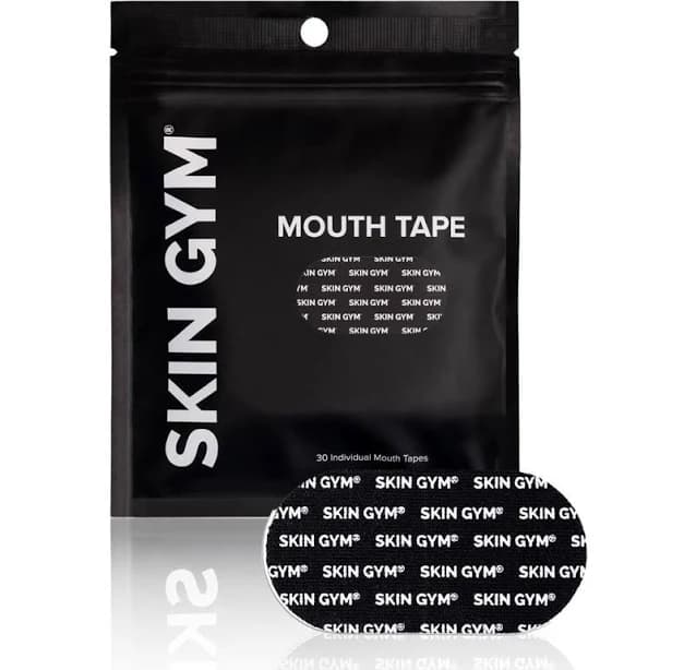 Skin Gym Black Mouth Tape for Sleep