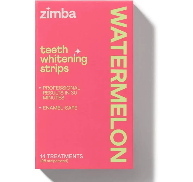 Zimba Watermelon Whitening Strips 28 Strips