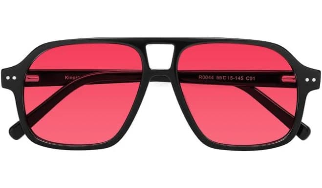 Grandpa Oversized Aviator Tinted Sunglasses Sunwear Lenses