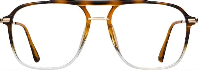 Fytoo Aviator Tortoiseshell TR90 Full Rim Eyeglasses