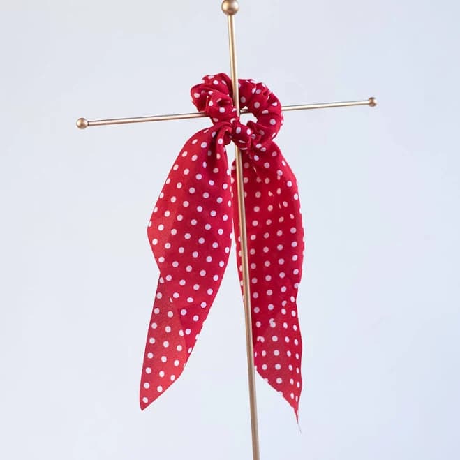Polka Dot Hair Scarf