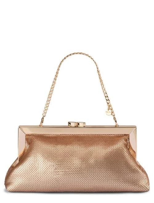 Olga Berg Zephyr Sequin Clutch