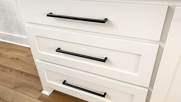 Ravinte 12 Pack 12-3/5 Inch Kitchen Square Cabinet Handles Brushed Brass Cabinet Pulls Dresser Drawer Pulls Kitchen Cupboard Hardware Handles for Cupboard Dresser Drawers - Amazon.com