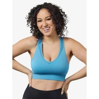Leading Lady Women's Lea Cooling Low-Impact Racerback Sports Bra