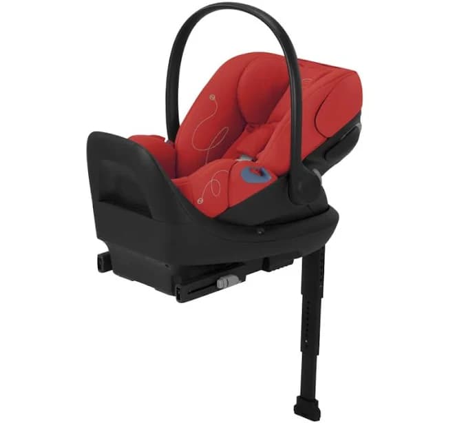 Cybex Cloud G Lux SensorSafe Comfort Extend Reclining Infant Car Seat – Hibiscus Red