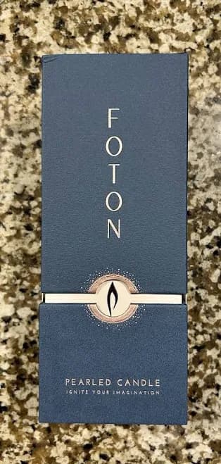 Foton Pearled Unscented Candle