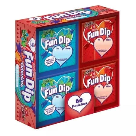 Razz Apple Magic Dip and Cherry Yum Diddly Dip Flavored Fun Dip