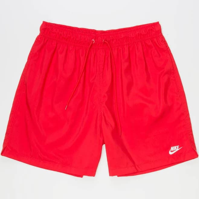 Nike Club Woven Flow Mens Shorts - Red - Size: X-Small