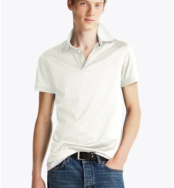 Tommy Hilfiger Men's Slim Fit Mercerized Cotton Polo