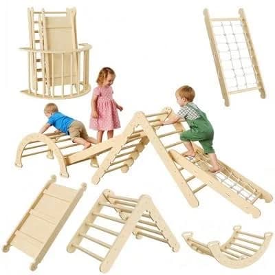 8-in-1 Foldable Montessori Climbing Set