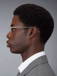 Thom Browne 414A-000 Clear Oval Eyeglasses | sunglasscurator.com