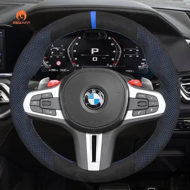 Mewant Alcantara Car Steering Wheel Cover