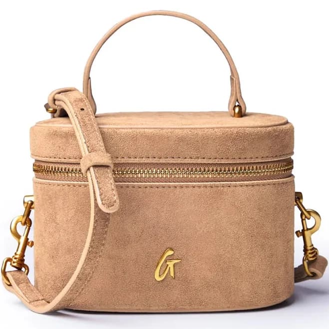 Glam-Aholic Lifestyle Mini Suede Vanity Bag