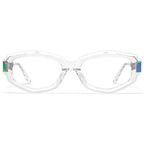 Vooglam Geometric Black Eyeglasses