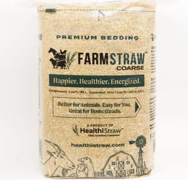 HealthiStraw FarmStraw Coarse Cut 3 Cu ft