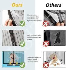 Magnetic Window Net, Automatically Closed Foldable Window Screen Net, Ventilation Mesh Window Easy to Install Without Drilling, for Door Window - Amazon.com