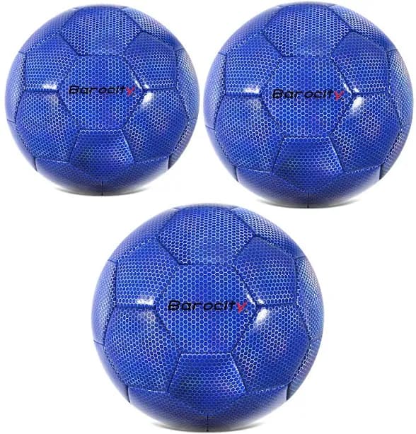 Barocity Iridescent Soccer Balls Set of 3