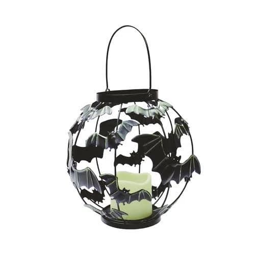 Pumpkin Hollow 13" LED Bat Cage Lantern