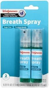 Walgreens Fresh Mint Breath Spray 2 Pack