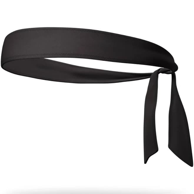 Solid Color Tie Back Wicking Headband