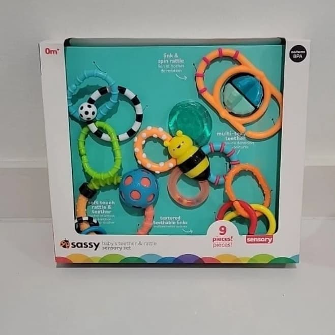 Sassy Baby's Teether & Rattle Sensory Set