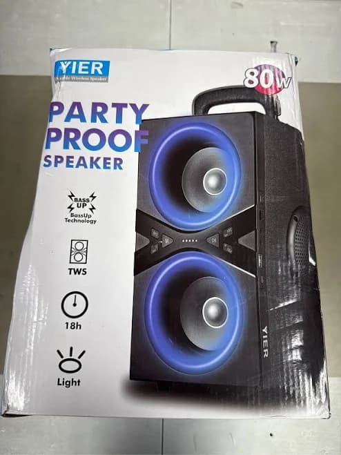 Yier Bluetooth Speakers, Wireless Tws Portable Speaker With