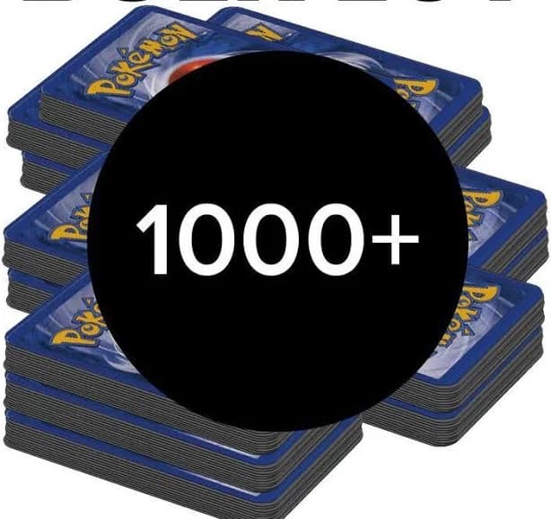 2018 Bulk Lots Over 1000 Pokemon Bulk Card Lot Pokemon Bulk Card Lots