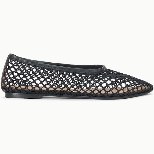 Staud Alba Netted Ballet Flats