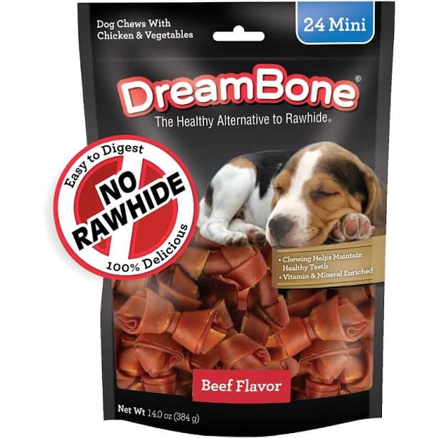 DreamBone Mini Chews Rawhide Free Treats for Dogs
