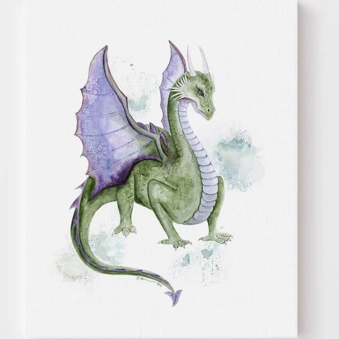 Dragon Kids Room Art Magical Creature Nursery Wall Art