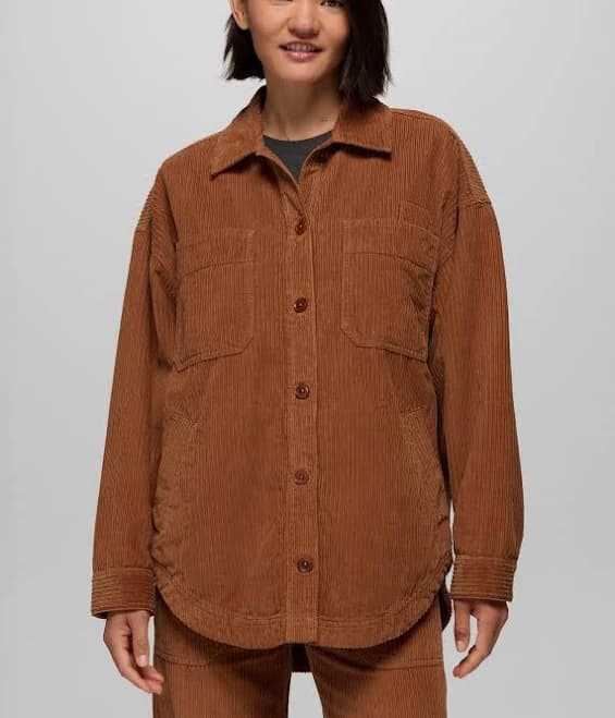 prAna Annie's Canyon Cord Shacket