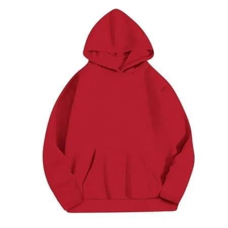 Women's Baggy Long Sleeve Cotton Hoodie with Pocket