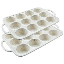 Aoibox Mini Muffin Pan with Metal Reinforced Frame, Nonstick Silicone Molds for Baking Muffins, Cupcakes, Egg Bites, Includes 2 Packs : Target