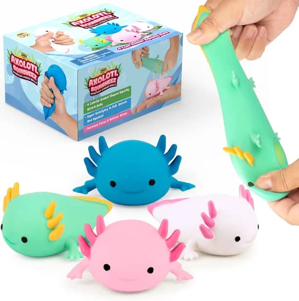 YoYa Toys Squisheez Axolotl Mini Squishy Animal Toys