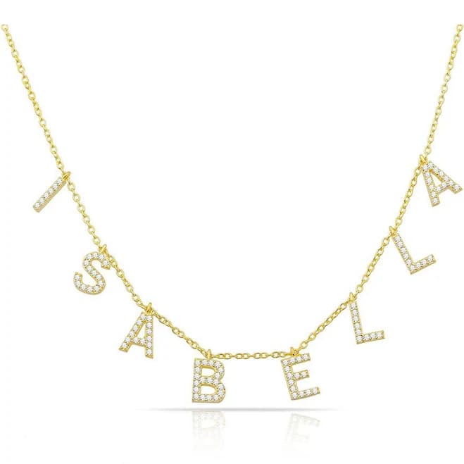 Dangling Name Necklace