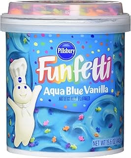 Aqua Blue Funfetti Frosting, 15.6 Oz