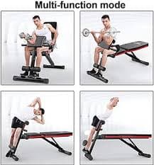 WZ Adjustable Weight Bench For Full Body Workout Multi-Functional Utility Exercise Home Gym 660lbs Capacity: Buy Online at Best Price in UAE - Amazon.ae