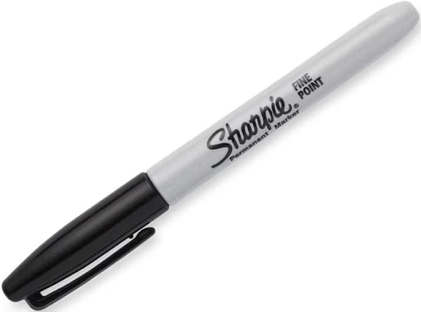 15000- Black Sharpie Permanent Marker, Fine Point
