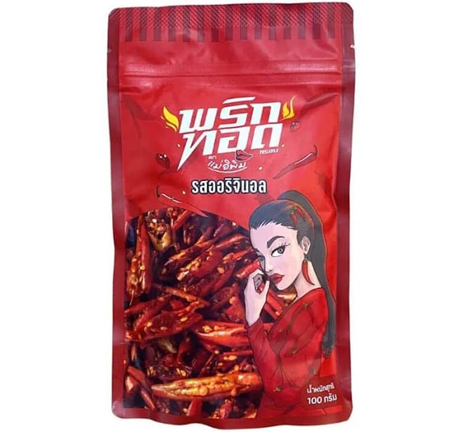 Crispy Fried Chili Thai Snacks Savory Spicy Tom Yum Cashew Nut Wasabi Pimrypie | 100g | 3 Servings | Thailand | Peanuts | Caffeine Free | Asian