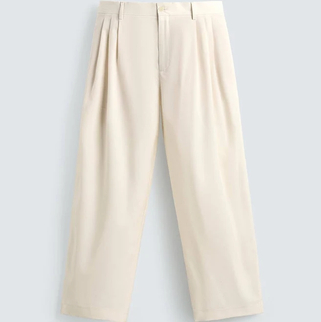 Zara Men's Wool Pleated Pants