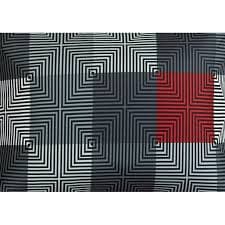 American Original Geo Blocks Reversible Twin Bedding Comforter Set with 200-Thread Count Sheets - Walmart Business Supplies