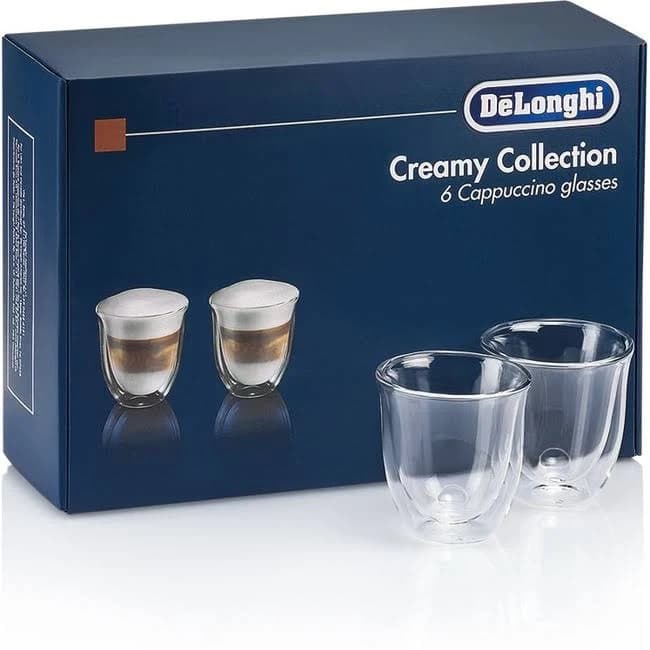 De'Longhi Creamy Collection Cappuccino Glasses