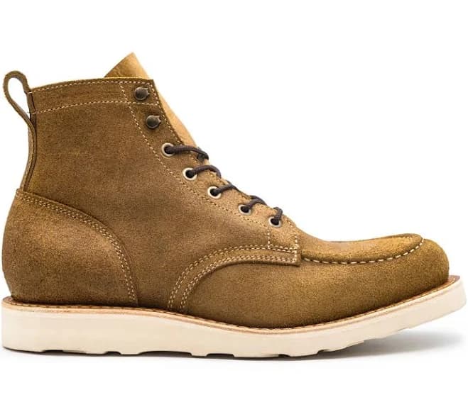 Coyote Oiled Rough Out Moc Toe