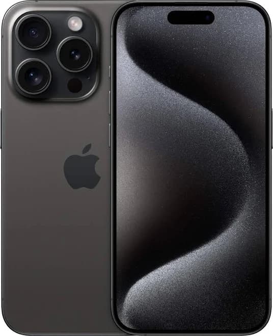 Apple - Refurbished Excellent - iPhone 15 Pro A2848 (Fully Unlocked) 128GB - Black Titanium