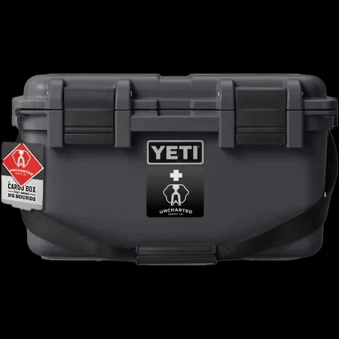 Uncharted Supply Co, The Basecamp - Charcoal, 4 person, 72hour survival, Yeti Go-Box, CO-Y7T-U-CH