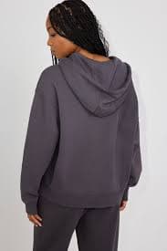 Elevated Bubble Zip Up Hoodie Gray | Garage
